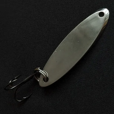 Vintage Acme Kastmaster, 1/4oz nickel/blue fishing spoon #18165