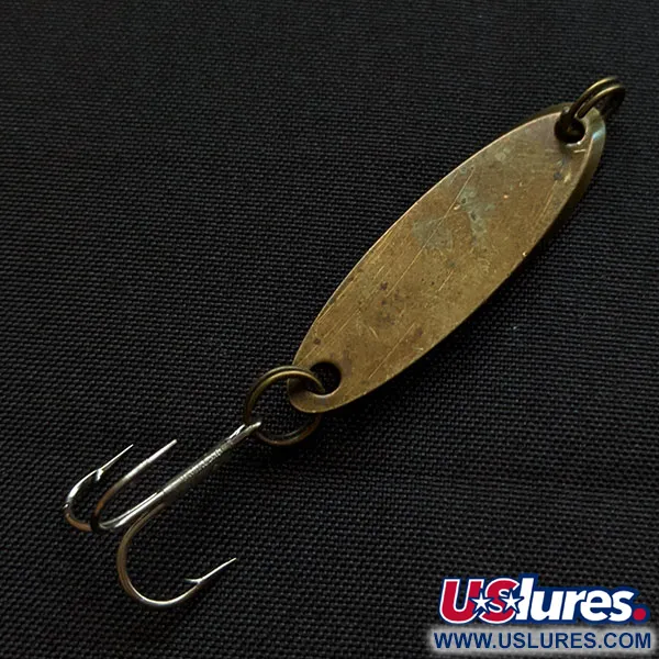 Vintage Acme Kastmaster, 1/8oz brass fishing spoon #18168