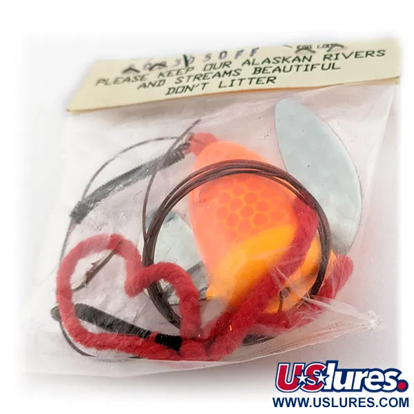 Alaska lure Alaska Lure  Drifter Lure, 1/4oz orange fishing #18170