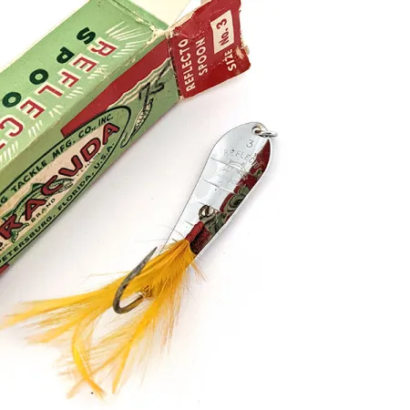 Barracuda Reflecto #3, 2/5oz nickel fishing spoon #18172