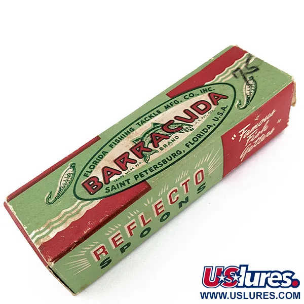   Barracuda Reflecto #3, 2/5oz nickel fishing spoon #18172