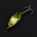  Luhr Jensen Lil' Kroc (Krocodile Stubby), 3/16oz gold fishing spoon #18179