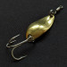  Luhr Jensen Lil' Kroc (Krocodile Stubby), 3/16oz gold fishing spoon #18179