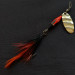 Vintage   Glen Evans Shyster, 1/4oz gold/red spinning lure #18189