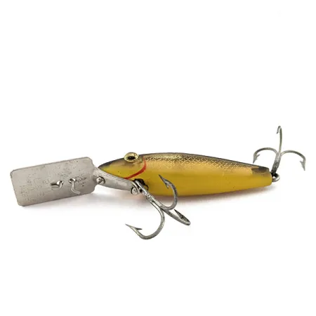 Vintage L&S Bait Mirro lure L&S Bait Company MirrOlure Sinker , 1/4oz gold fishing lure #18192