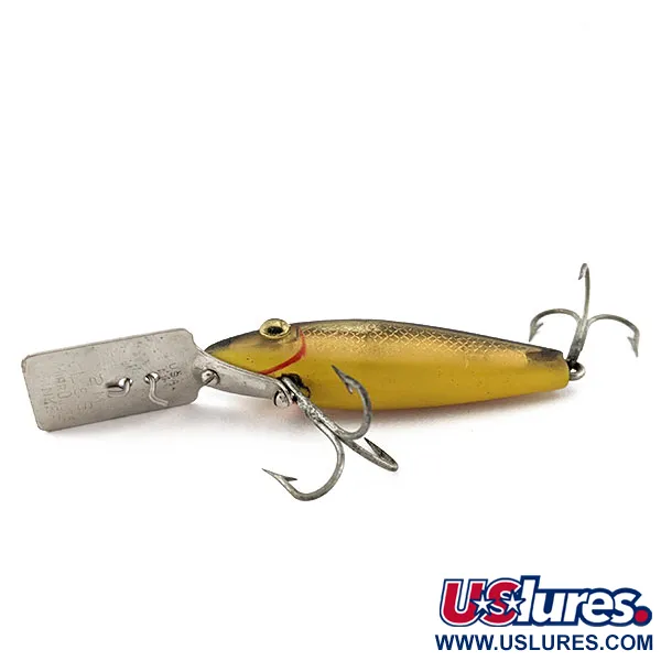Vintage  L&S Bait Mirro lure L&S Bait Company MirrOlure Sinker , 1/4oz gold fishing lure #18192