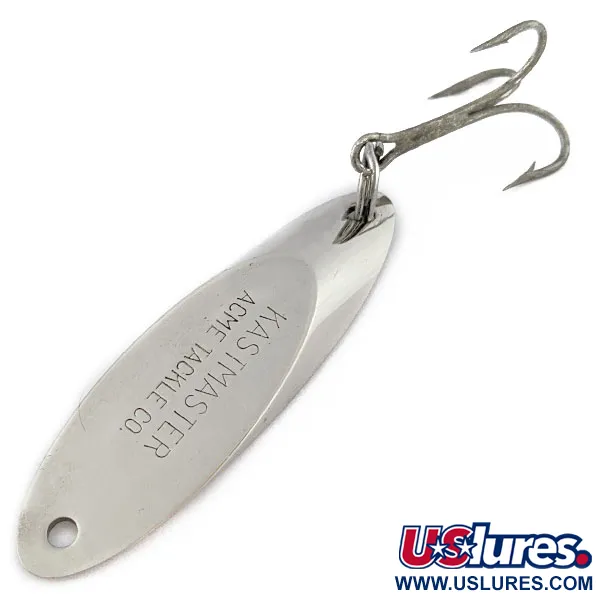 Vintage Acme Kastmaster, 1/2oz nickel fishing spoon #18199