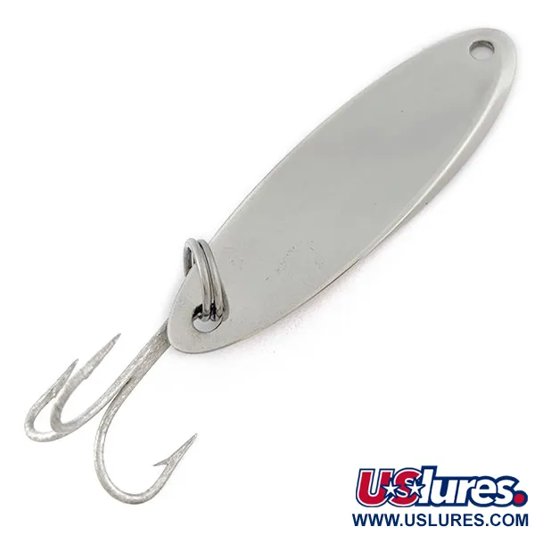 Vintage Acme Kastmaster, 1/2oz nickel fishing spoon #18199