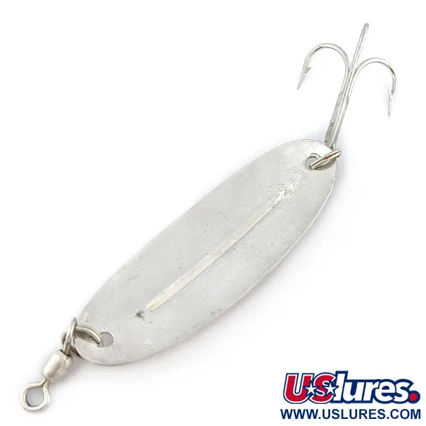 Vintage Williams Wabler W50, 1/2oz silver fishing spoon #18200