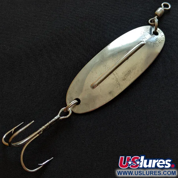 Vintage Williams Wabler W50, 1/2oz silver fishing spoon #18200