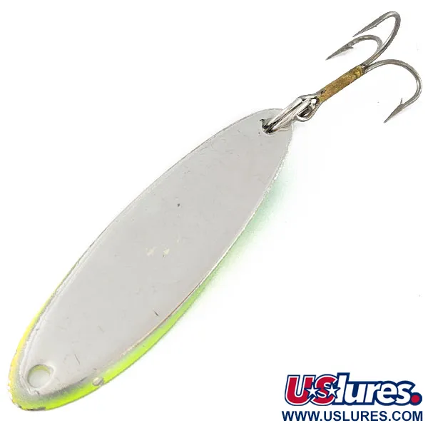 Vintage Acme Kastmaster UV, 3/4oz Fire Tiger fishing spoon #18208