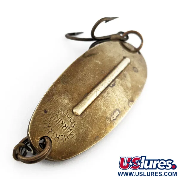 Vintage Herter's Markinac Spoon, 1/2oz brass fishing spoon #18210