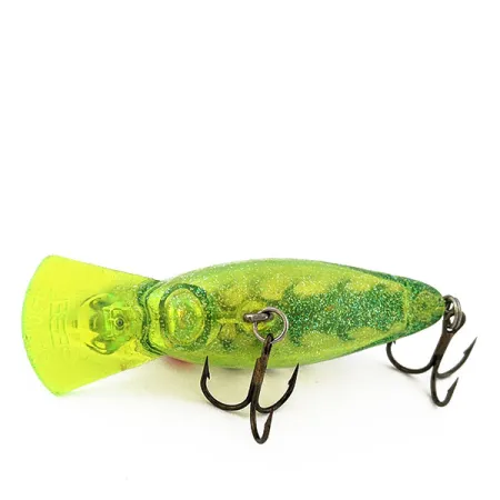 Vintage Rebel Crank R, 1/3oz green fishing lure #18212