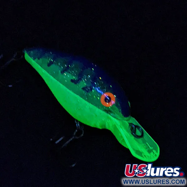 Vintage   Rebel Crank R, 1/3oz green fishing lure #18212