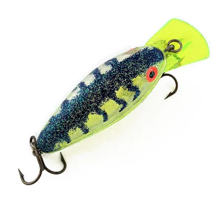 Vintage Rebel Crank R, 1/3oz green fishing lure #18212