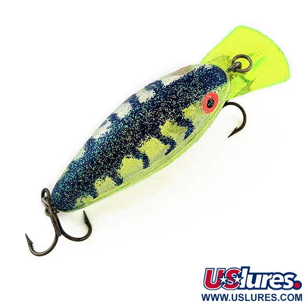 Vintage   Rebel Crank R, 1/3oz green fishing lure #18212