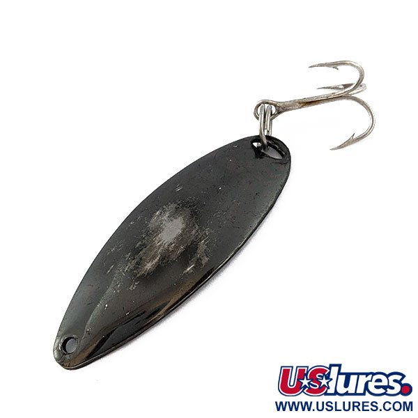 Vintage   Johnson Sprite, 1/3oz black fishing spoon #18216