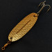 Vintage   Williams Wabler W50, 1/2oz gold fishing spoon #18222