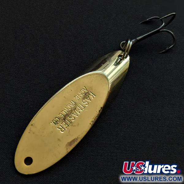 Vintage Acme Kastmaster, 1oz gold fishing spoon #18223