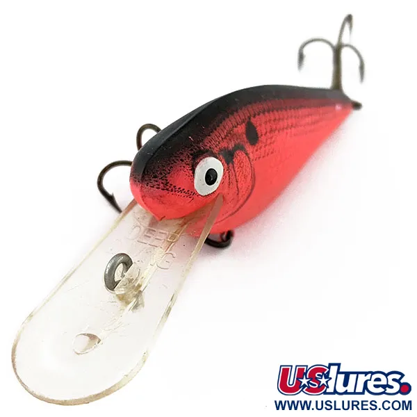 Vintage   Cotton Cordell C.C. Shad UV, 1/3oz red fishing lure #18228