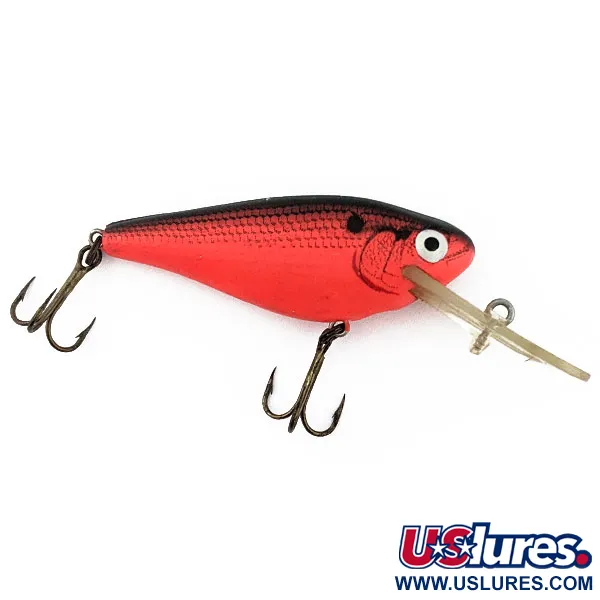Vintage   Cotton Cordell C.C. Shad UV, 1/3oz red fishing lure #18228