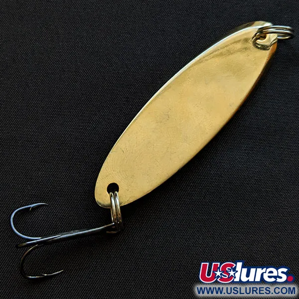 Vintage Acme Kastmaster, 1oz gold fishing spoon #18229