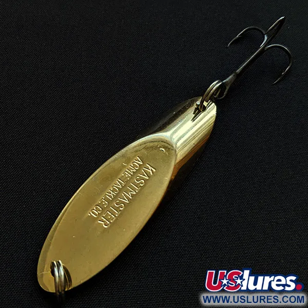 Vintage Acme Kastmaster, 1oz gold fishing spoon #18229