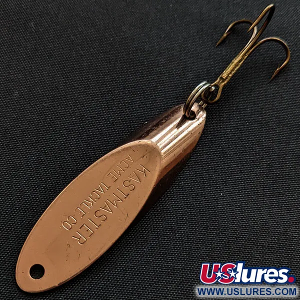 Vintage Acme Kastmaster, 3/8oz copper fishing spoon #18230