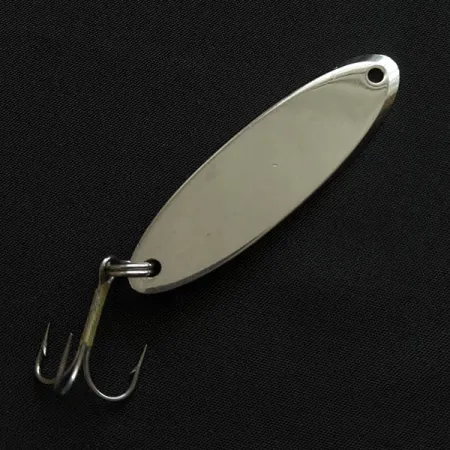 Vintage Acme Kastmaster, 3/4oz nickel/blue fishing spoon #18239