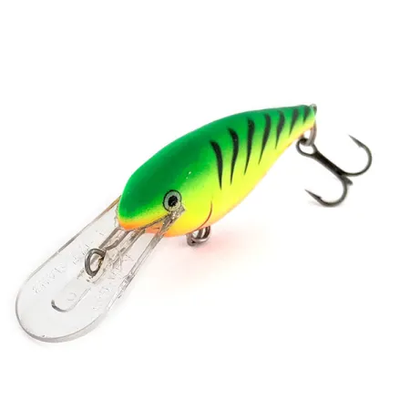 Vintage Rapala Shad Rap Deep Runner 05, 3/16oz Fire Tiger fishing lure #18247