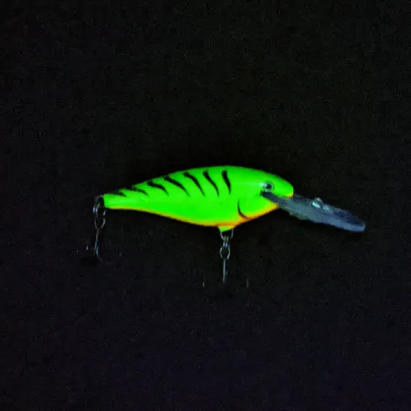 Vintage Rapala Shad Rap Deep Runner 05, 3/16oz Fire Tiger fishing lure #18247