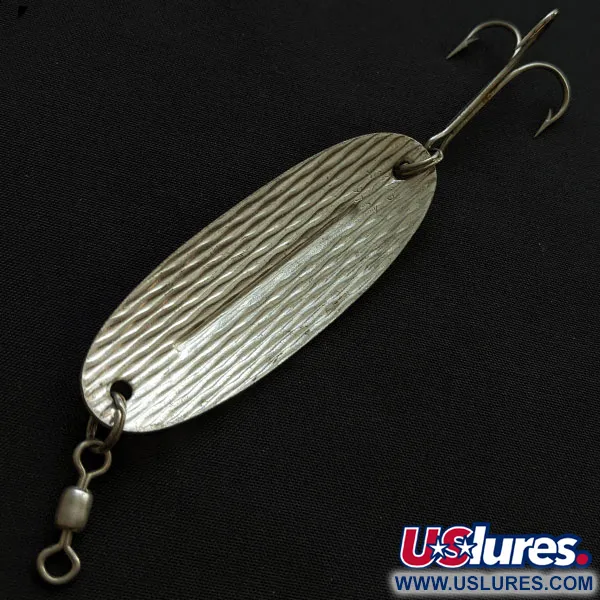 Vintage Williams Wabler W50, 1/2oz silver fishing spoon #18426