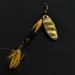 Vintage   Glen Evans Shyster, 1/4oz gold/black/yellow spinning lure #18255