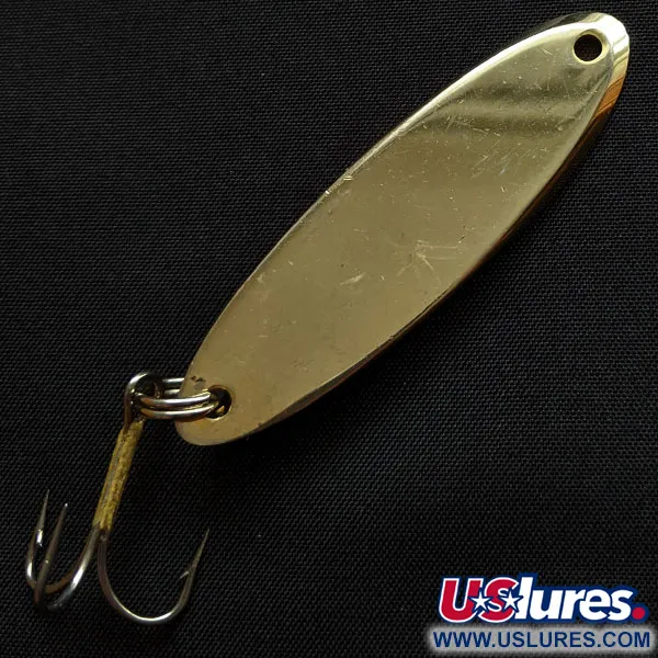 Vintage Acme Kastmaster, 3/4oz gold fishing spoon #18259