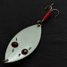 Vintage  Eppinger Red Eye Wiggler, 1oz red white fishing spoon #18262