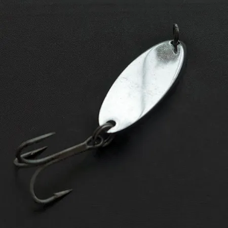Vintage Luhr Jensen Cast Champ, 1oz nickel fishing spoon #18267