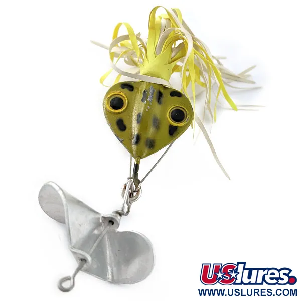 Vintage   Fred Arbogast Hawaiian Wiggler No. 2-1/2 Sputterfuss Frog, 3/4oz Frog fishing #18268