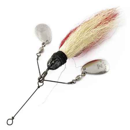 Vintage Jamison Shannon Twin Spinner , 1/4oz nickel spinning lure #18270