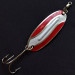 Vintage   Williams Wabler W50, 1/2oz silver/red fishing spoon #18427