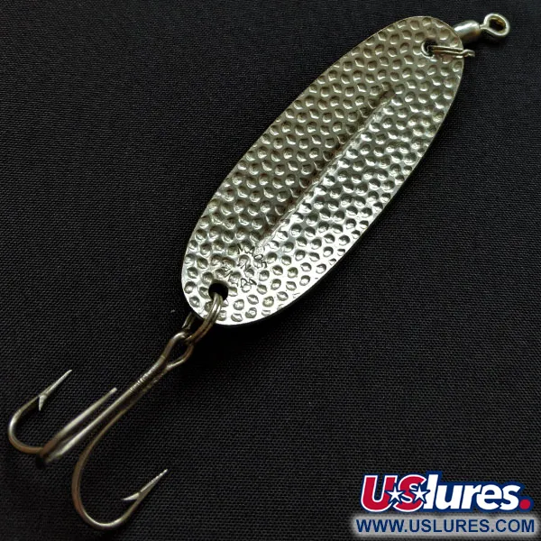 Vintage   Williams Wabler W50, 1/2oz silver fishing lure #18275