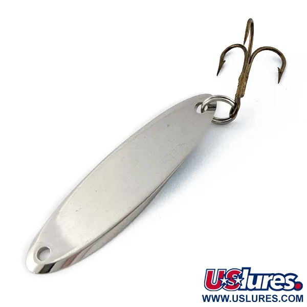 Vintage Acme Kastmaster, 3/8oz nickel/blue fishing spoon #18276