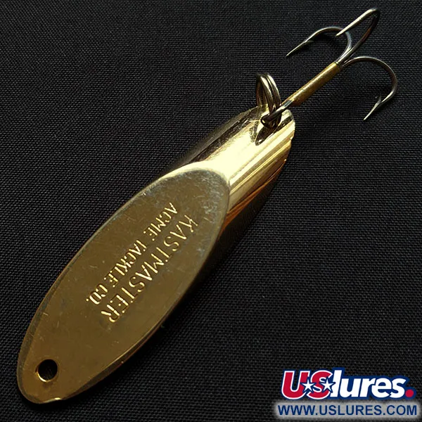 Vintage Acme Kastmaster, 3/4oz gold fishing spoon #18279