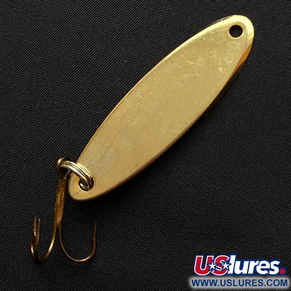 Vintage Acme Kastmaster, 1/2oz gold fishing spoon #18283
