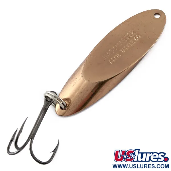 Vintage Acme Kastmaster, 1oz copper fishing spoon #18284