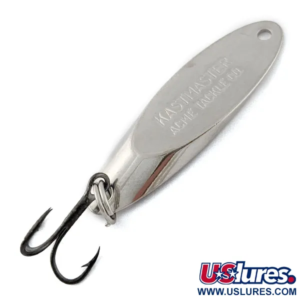 Vintage Acme Kastmaster, 1/4oz nickel fishing spoon #18286