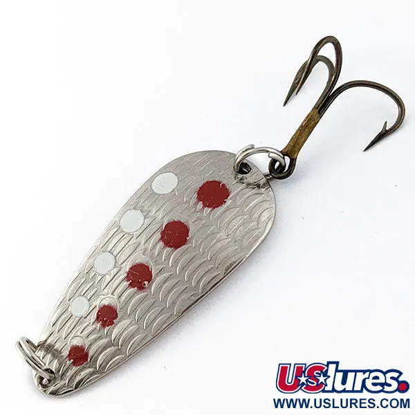 Vintage Acme Tornado, 1/4oz nickel fishing spoon #18287