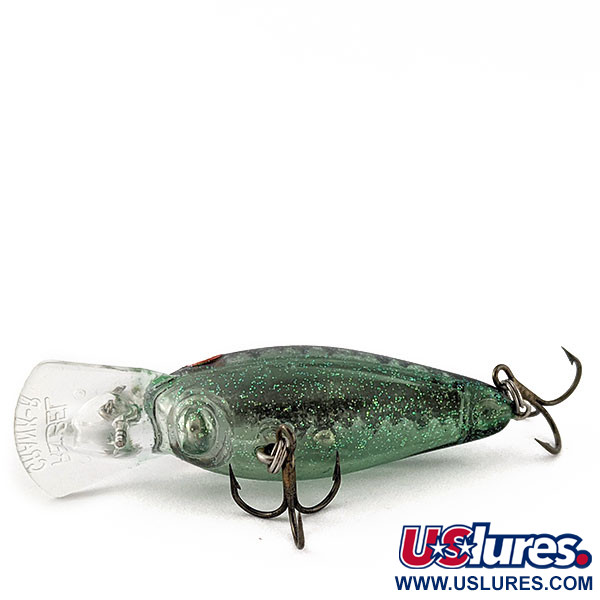 Vintage Rebel Crank R , 1/3oz green fishing lure #18294