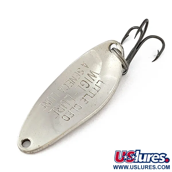 Vintage   Little Cleo Seneca, 1/4oz nickel fishing spoon #18297