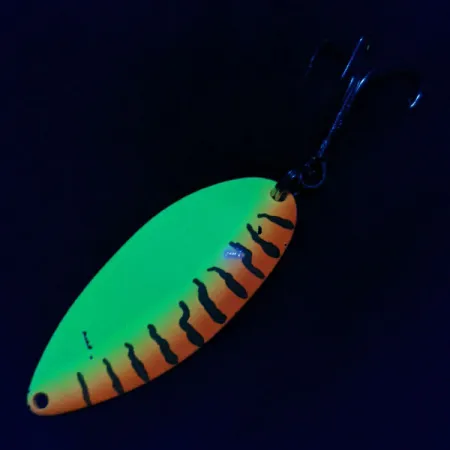 Vintage Seneca Little Cleo (Hula Girl), 3/4oz Fire Tiger fishing spoon #18302