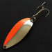 Vintage  Seneca Little Cleo (Hula Girl) UV, 3/4oz nickel/orange fishing spoon #18309